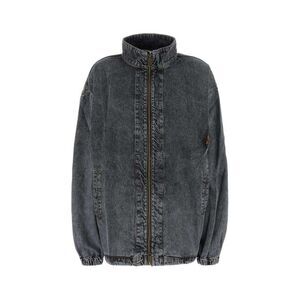 Y/PROJECT Denim Bomber Jacket Women BLACK Coats & Jackets